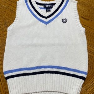 🌟HP🌟 Chaps Boys White Sweater Vest